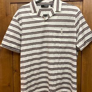 Murano Mens short sleeve dress shirt (Large)